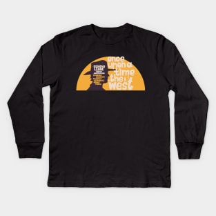 Serenade of the Spaghetti Western: Tribute to Once Upon a Time in the West Kids Long Sleeve T-Shirt